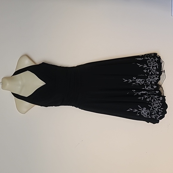 Trixxi Tie Back Sexy Black Dress Halter Promo dance Size M - Picture 1 of 8